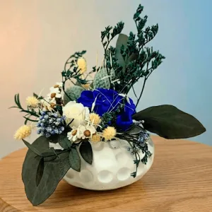 Centro de Mesa de Flores Preservadas "Bruma"
